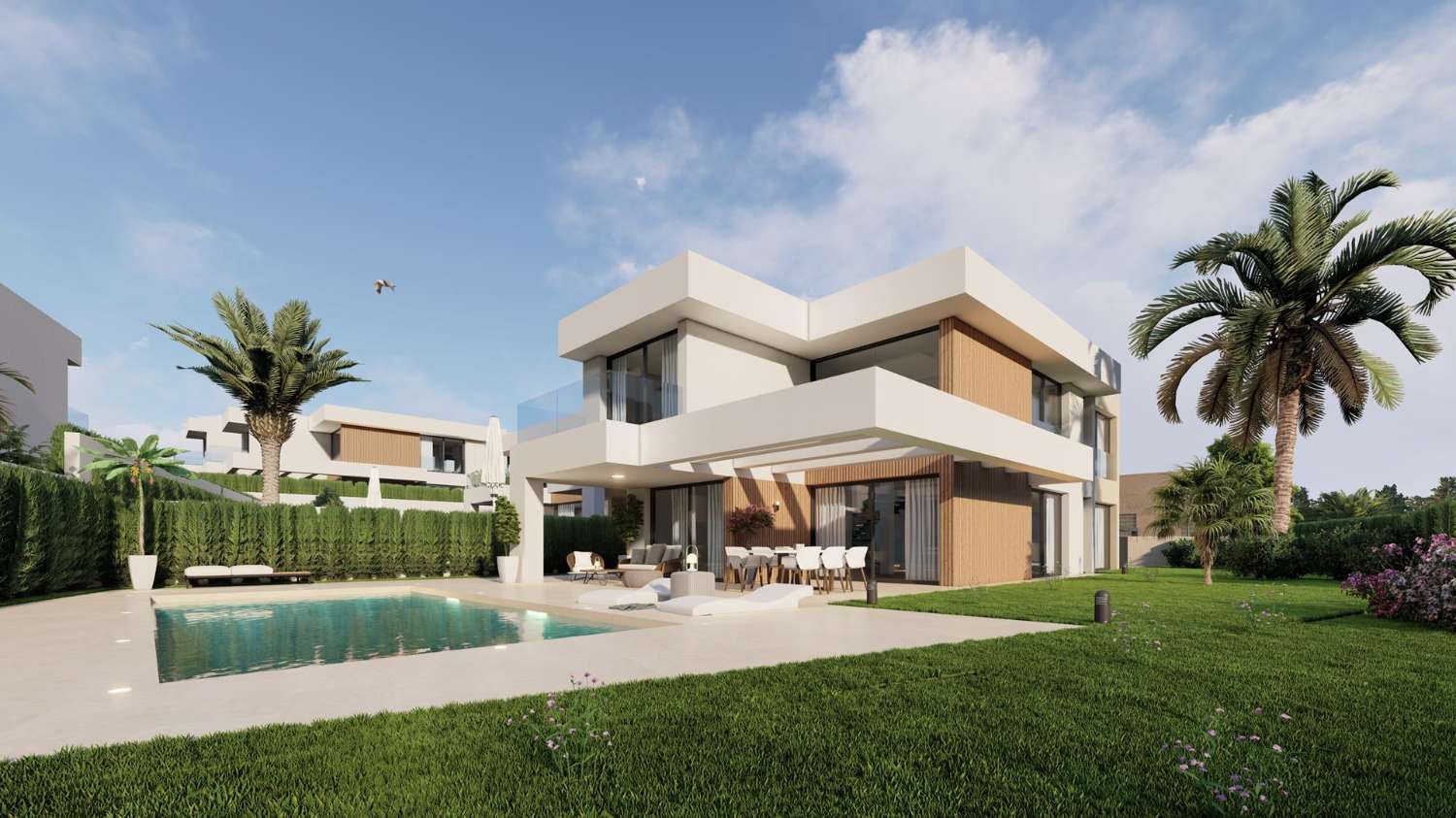 Villa 150 m fra stranden i Manilva - Costa Del Sol - Spania