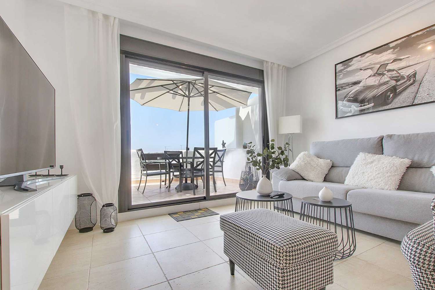 Luksuriøs duplex penthouse med udsigt over havet og Gibraltar