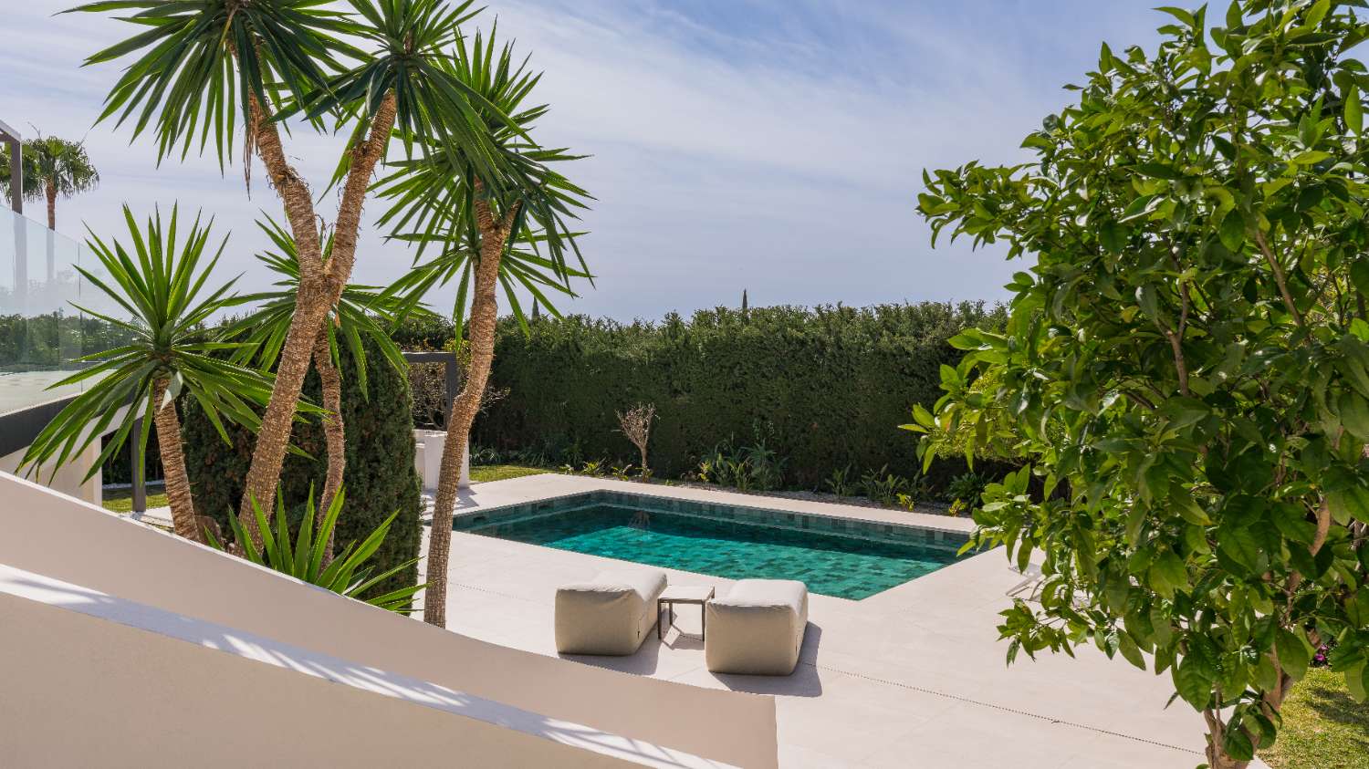 Élégante villa avec vue panoramique sur la mer à Nagüeles, Marbella-Costa del Sol