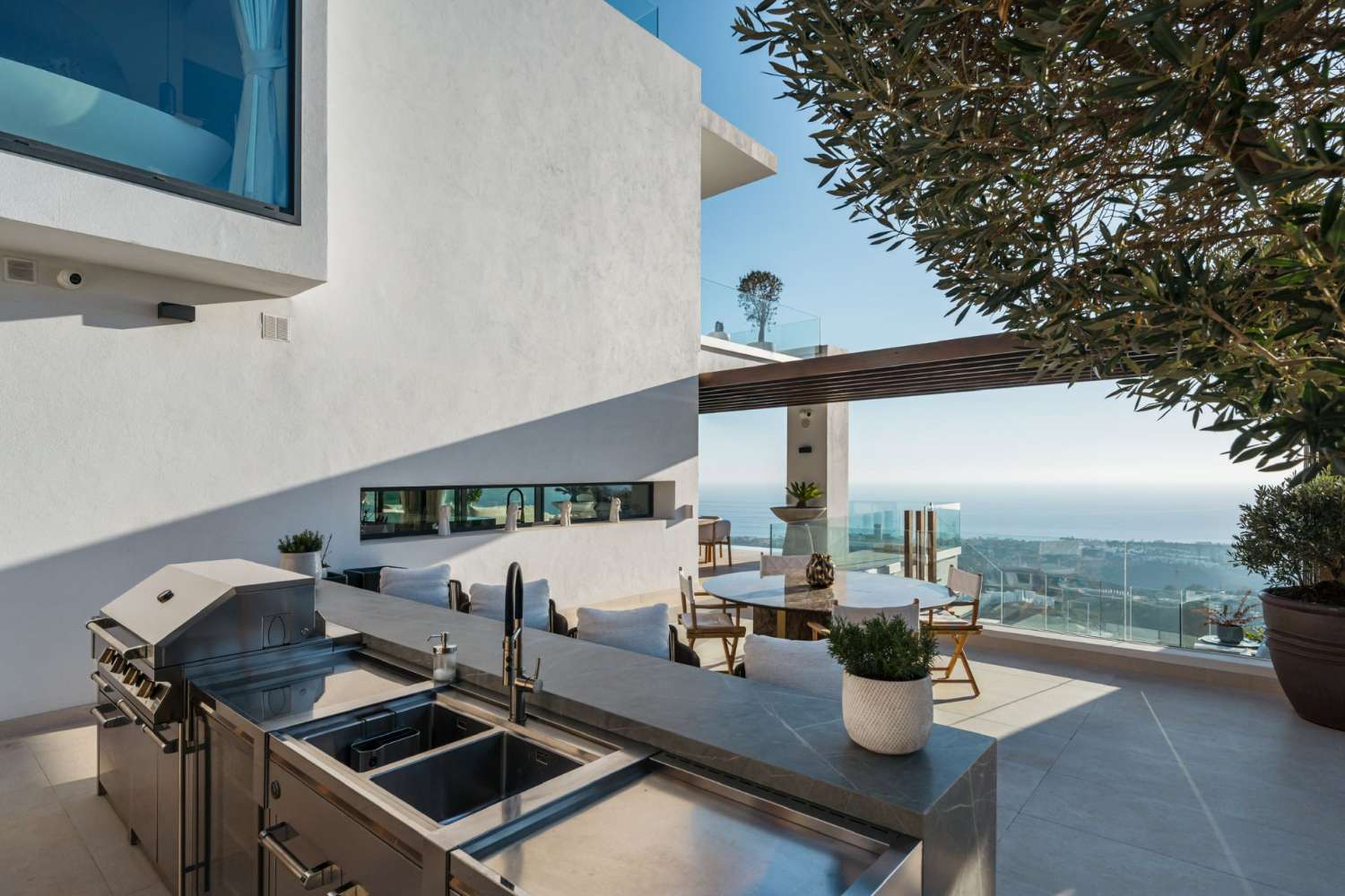 Reaching for the stars is possible!  A stylish mansion with the best views in East Marbella on the Costa Del Sol is not for everyone.